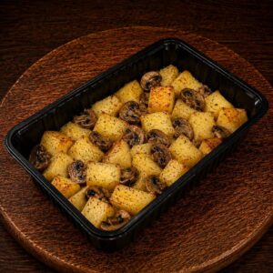 Картопля запечена з грибами